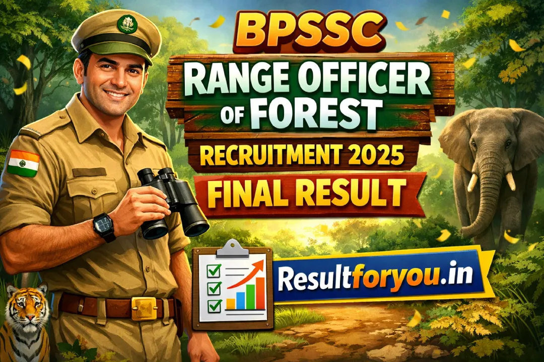 BPSSC Range Officer of Forest Recruitment 2025 Final Result