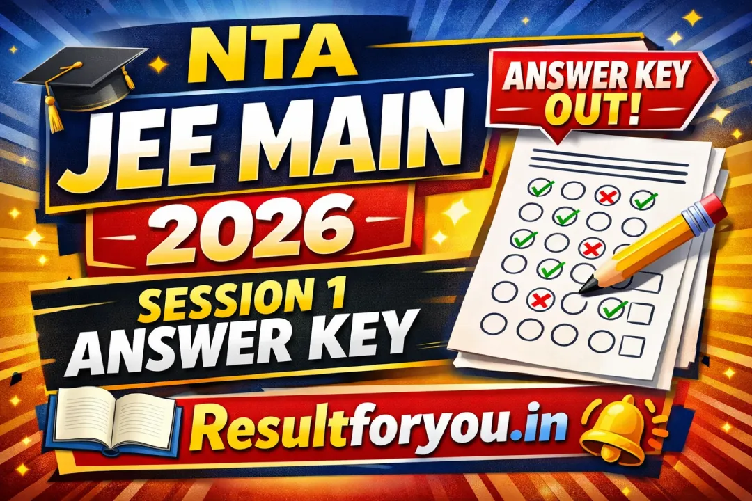 NTA JEE Main 2026 Session 1 Answer Key