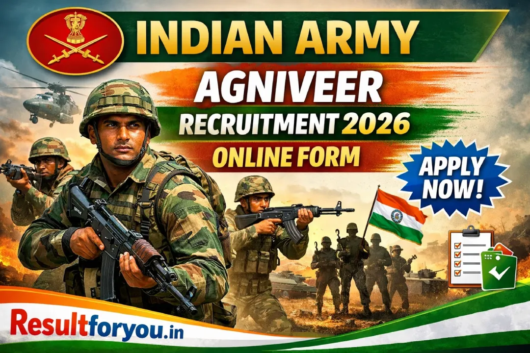Indian Army Agniveer Recruitment 2026 Online Form