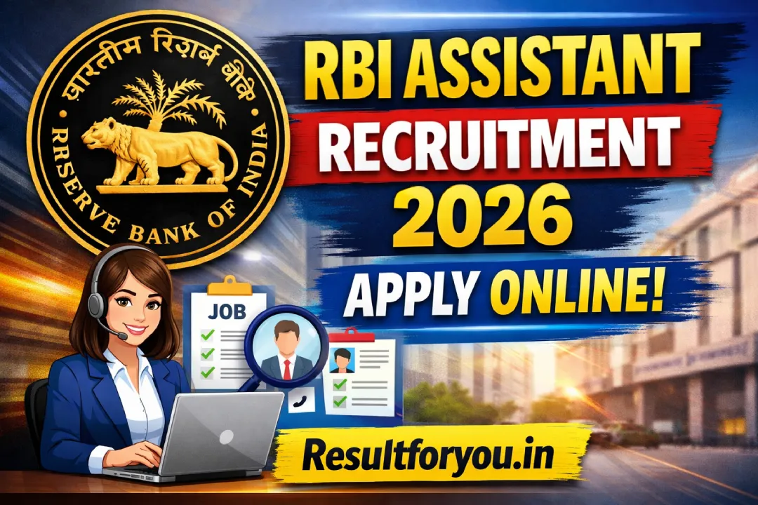RBI Assistant Recruitment 2026 Apply Online