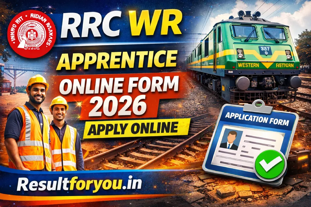 RRC WR Apprentice Online Form 2026 – Apply Online