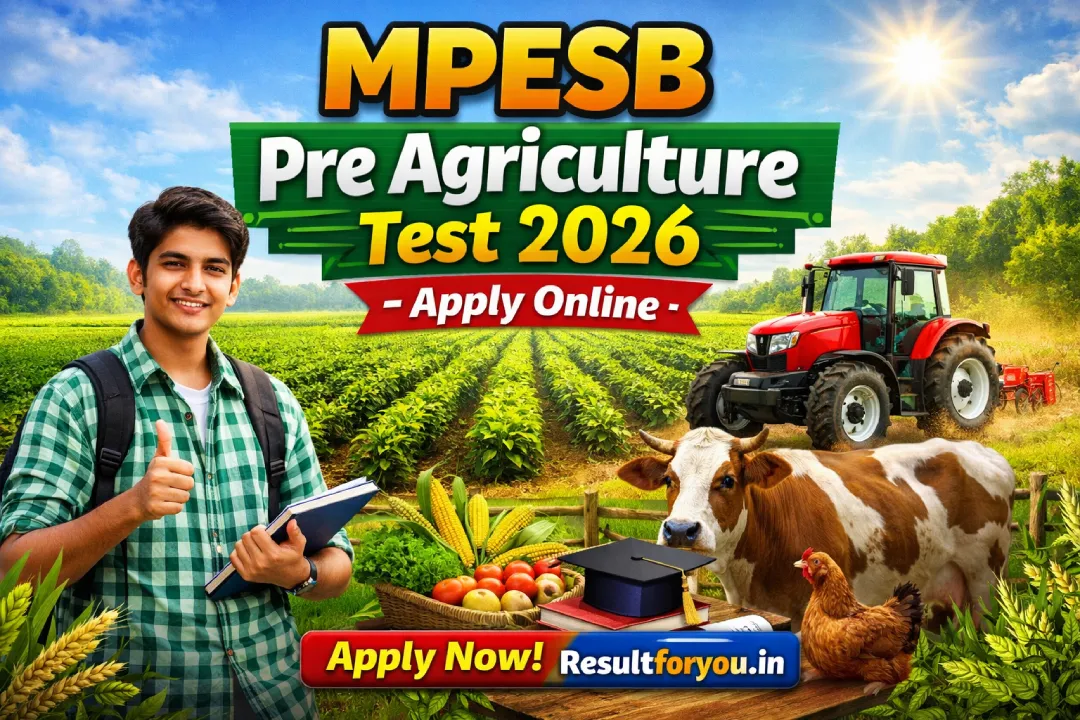 MPESB Pre Agriculture Test 2026 – Apply Online
