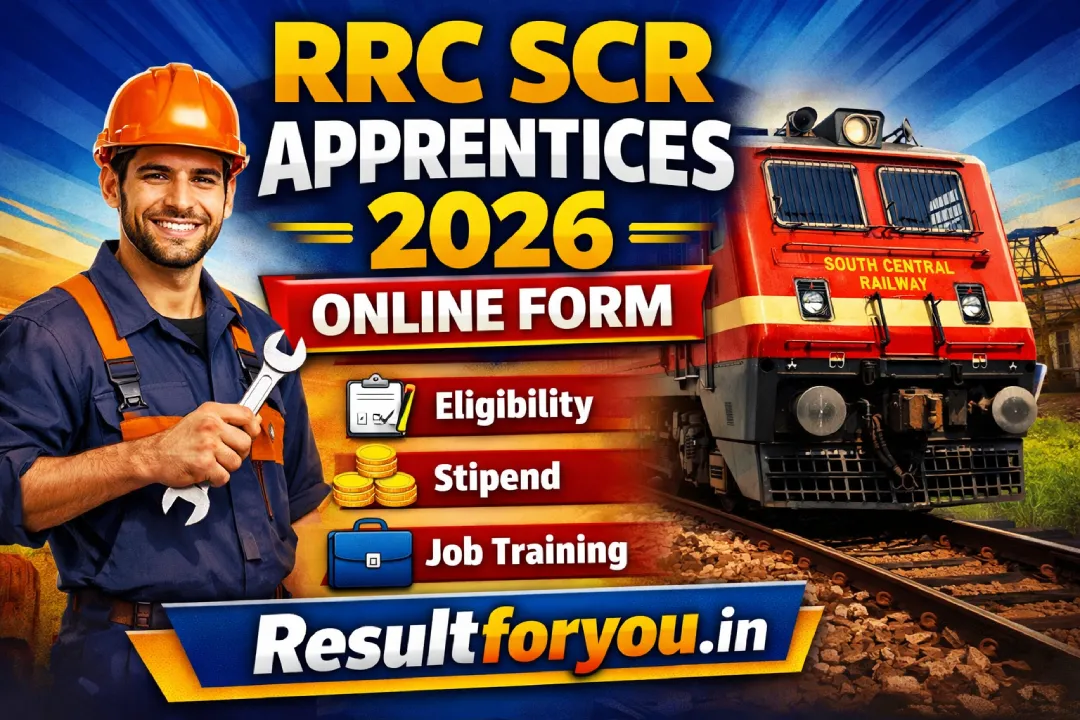 RRC SCR Apprentices 2026 Online Form