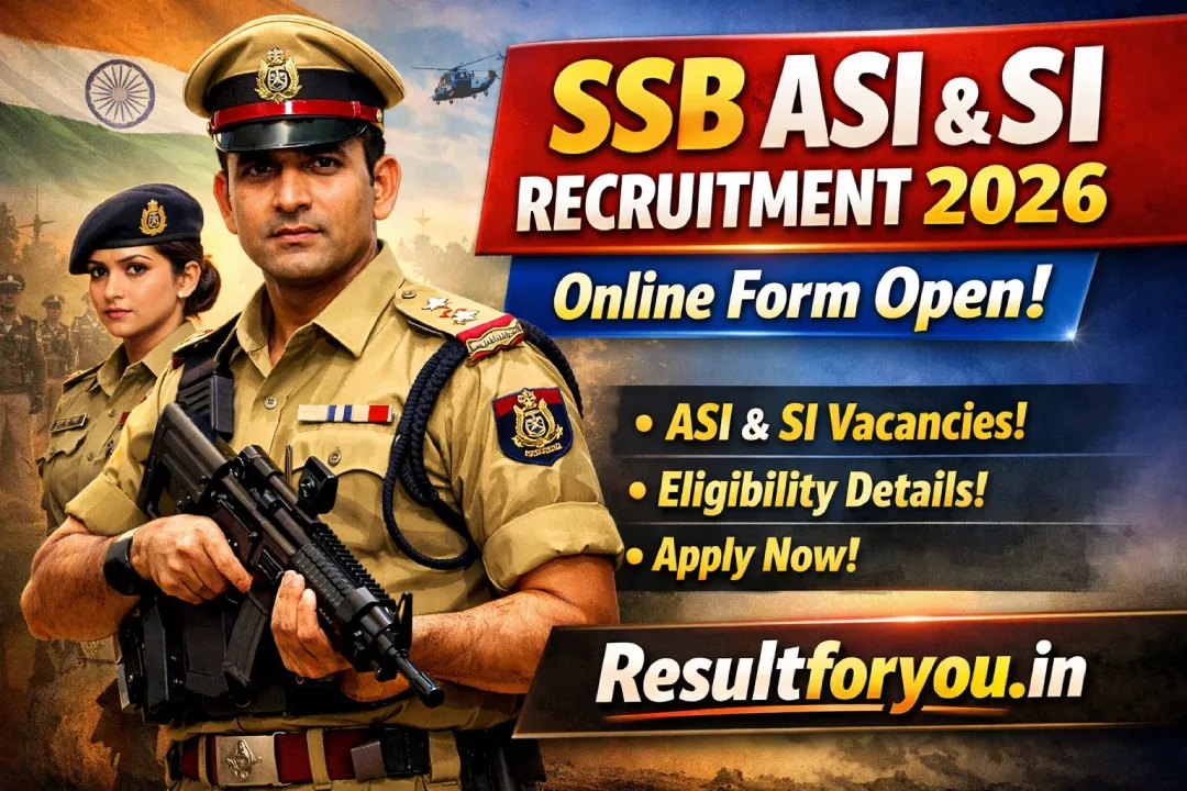 SSB ASI & SI Recruitment 2026