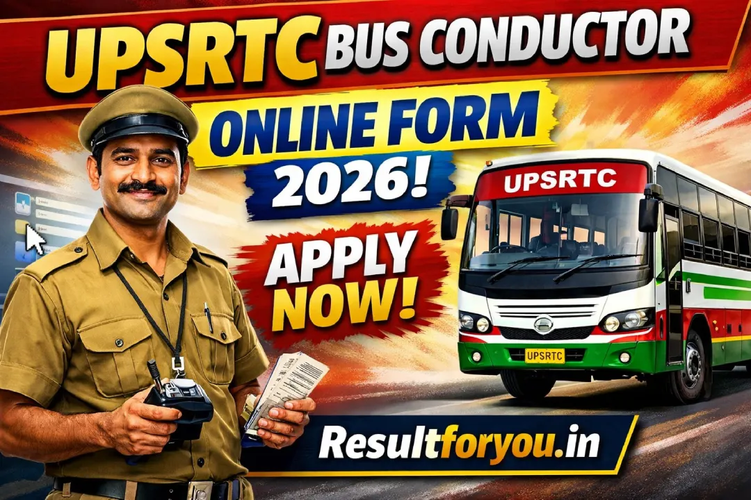 UPSRTC Bus Conductor Online Form 2026 – Apply Now