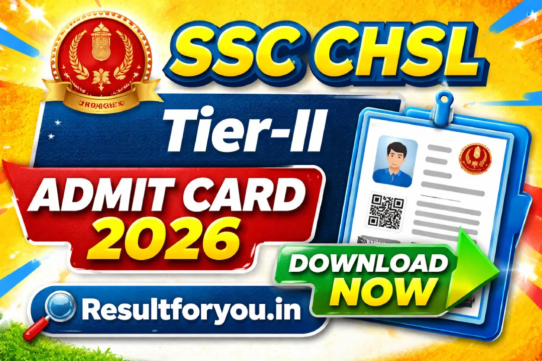 SSC CHSL Tier-II Admit Card 2026