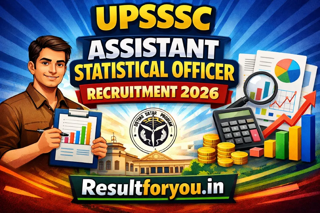 UPSSSC Assistant Statistical Officer Recruitment 2026