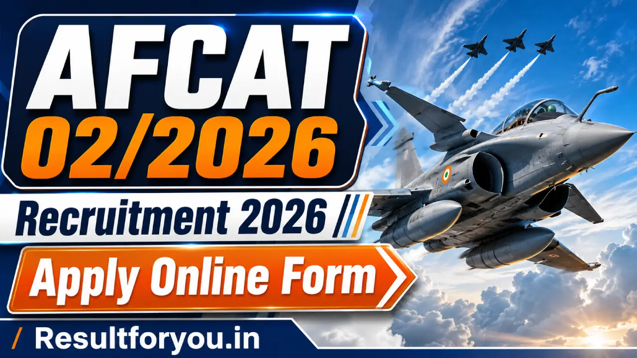 AFCAT 02/2026 Recruitment