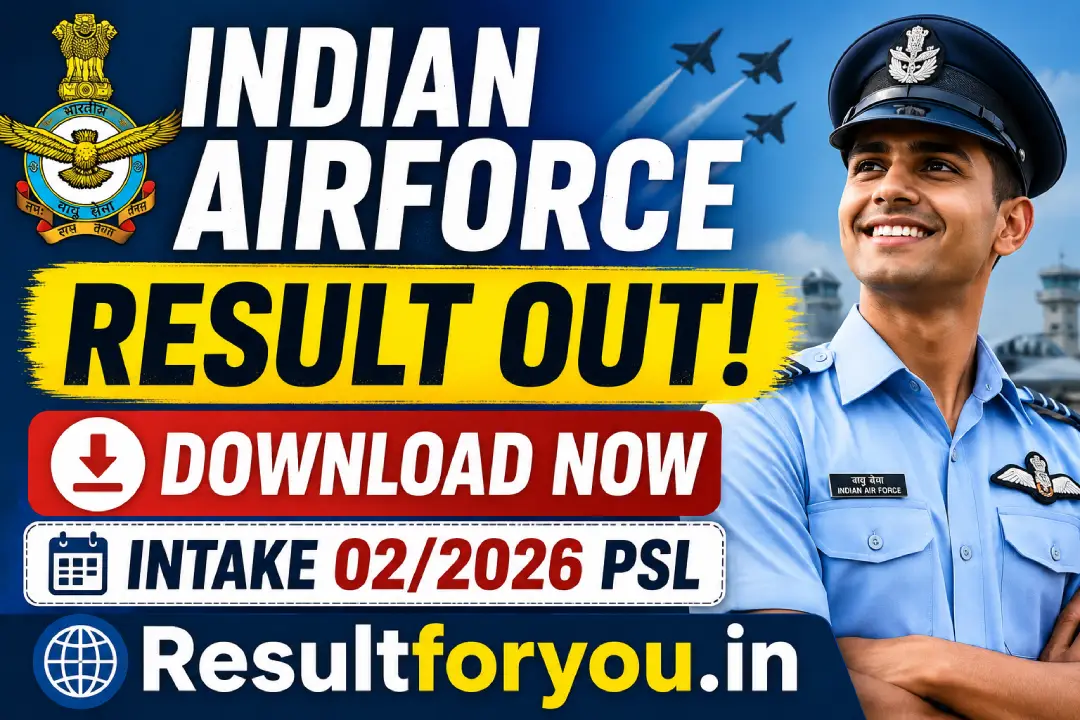Indian Airforce 02/2026 PSL