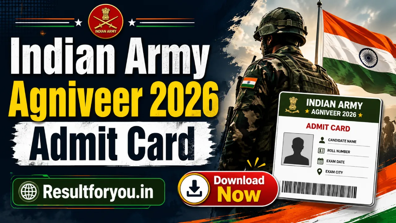 Indian Army Agniveer 2026 Admit Card