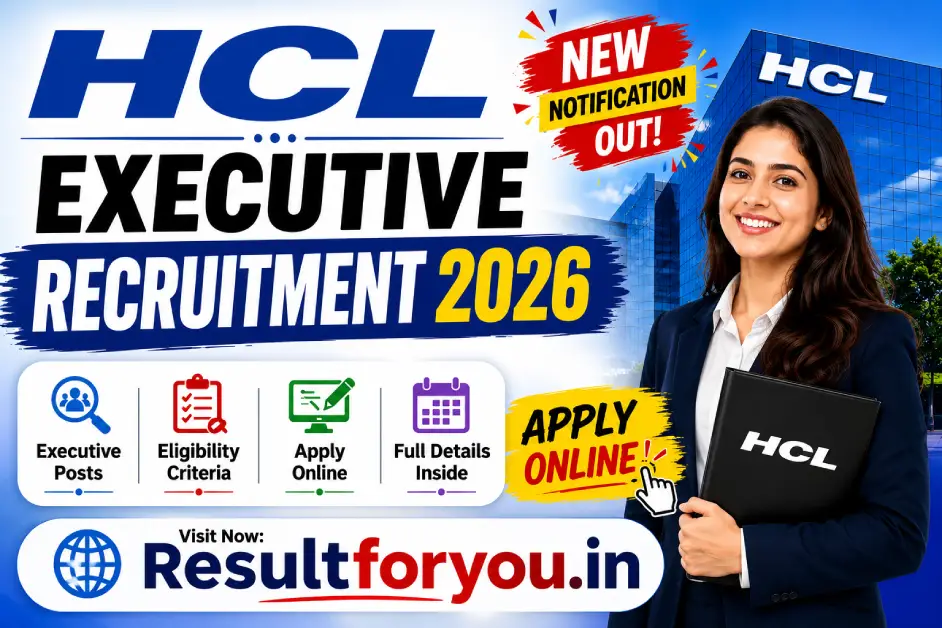 HCL Executive Recruitment 2026